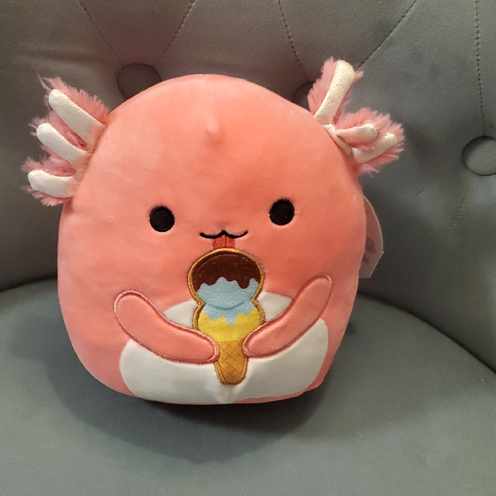 Arche Pink Squishmallow with Ice Cream